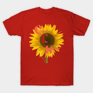 Chase The Sunshine - Quotes printed T-Shirt